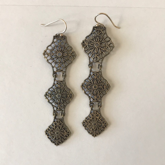 Lucky Brand Jewelry - Lucky brand vintage inspired bronze earrings